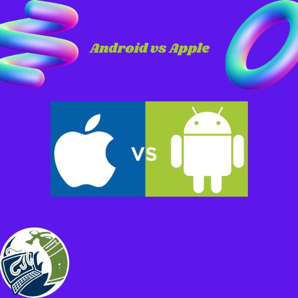 Android vs Apple 600 x 600 px