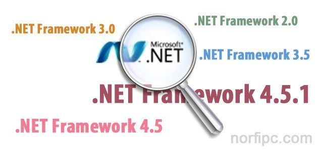 saber version net framework instalada windows